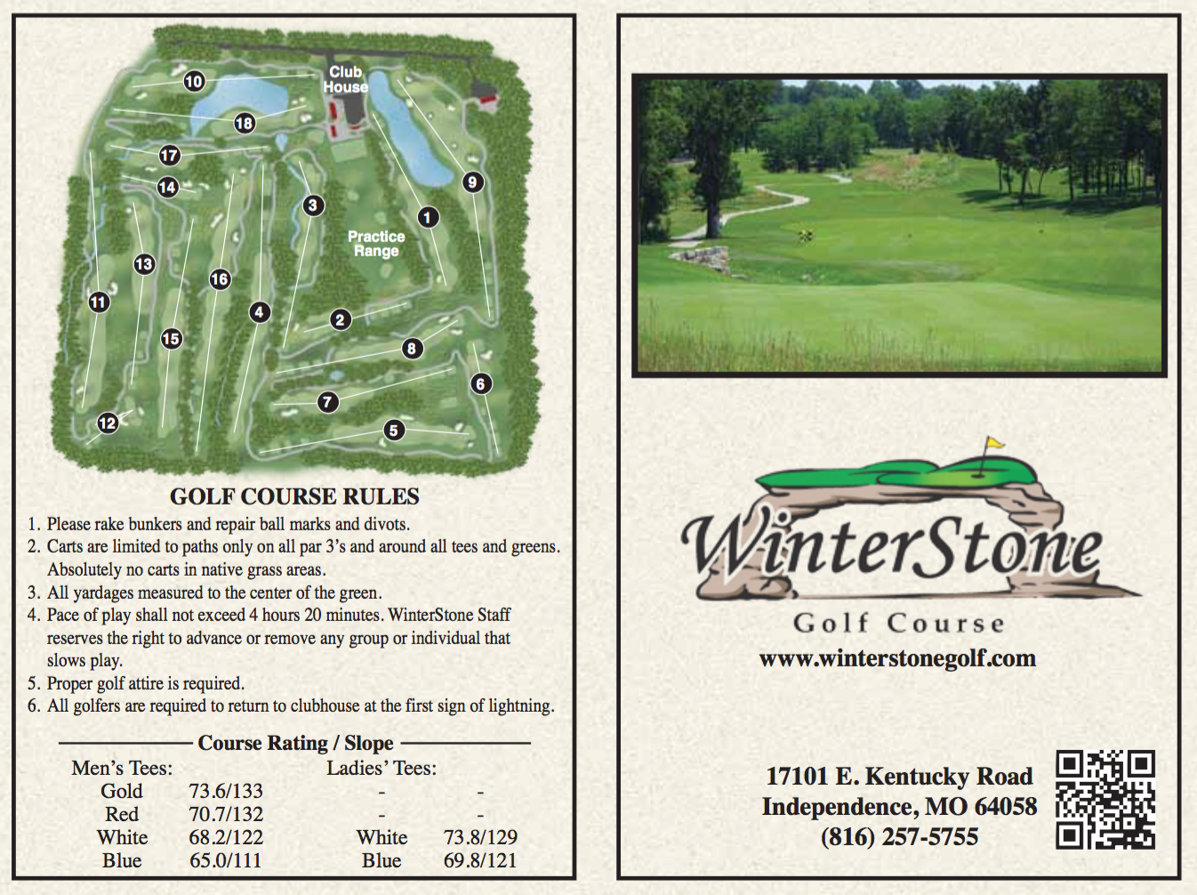 WinterStone, Independence, Missouri Golf course information and reviews.